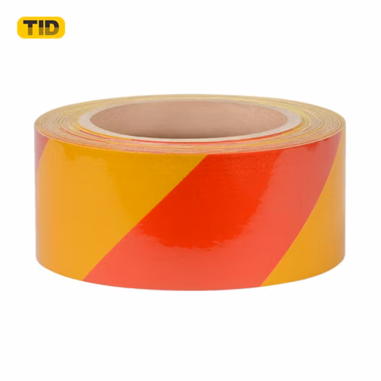 Road Sign Traffic Safety Two Color Twill Vinyl Reflective Tape Car Sticker