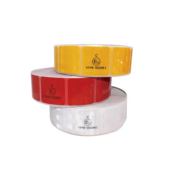 Road Sign Traffic Safety Two Color Twill Vinyl Reflective Tape Car Sticker