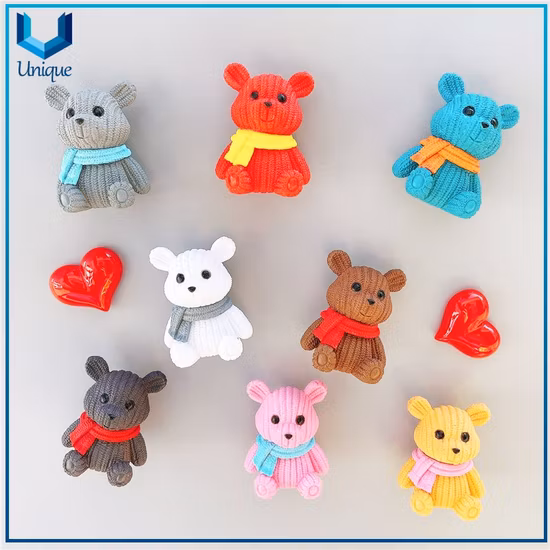 Etiqueta engomada personalizada del imán del refrigerador de la comida del recuerdo del refrigerador del imán 3D del PVC del acabado antiguo fabricado en China