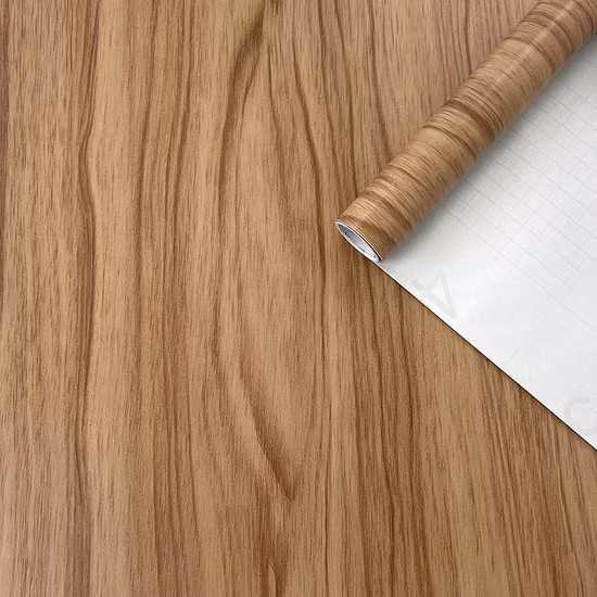 Papel de pared de vinilo autoadhesivo de madera, película interior, pegatina de pared de madera