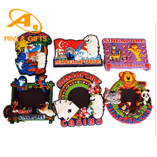 Fabricación de China, placa de hojalata, recuerdo de PVC suave, imán de nevera de estaño personalizado, venta al por mayor, pegatina magnética de recuerdos de Grecia