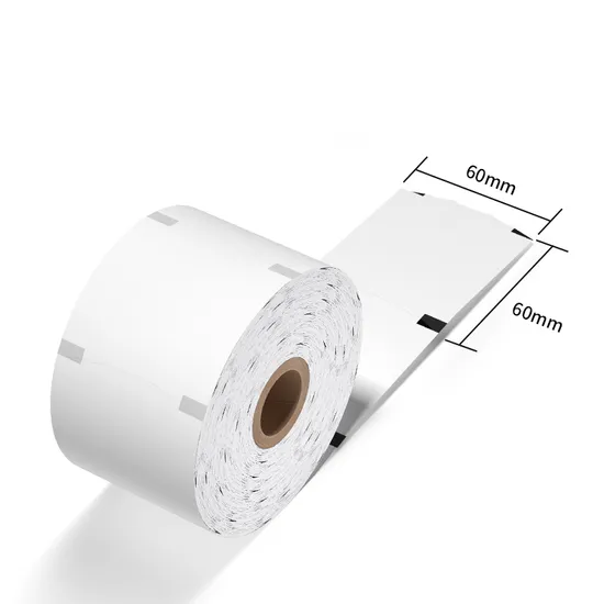 Etiqueta autoadhesiva de impresión de código de barras de vinilo de papel autoadhesivo personalizado de tamaño A4